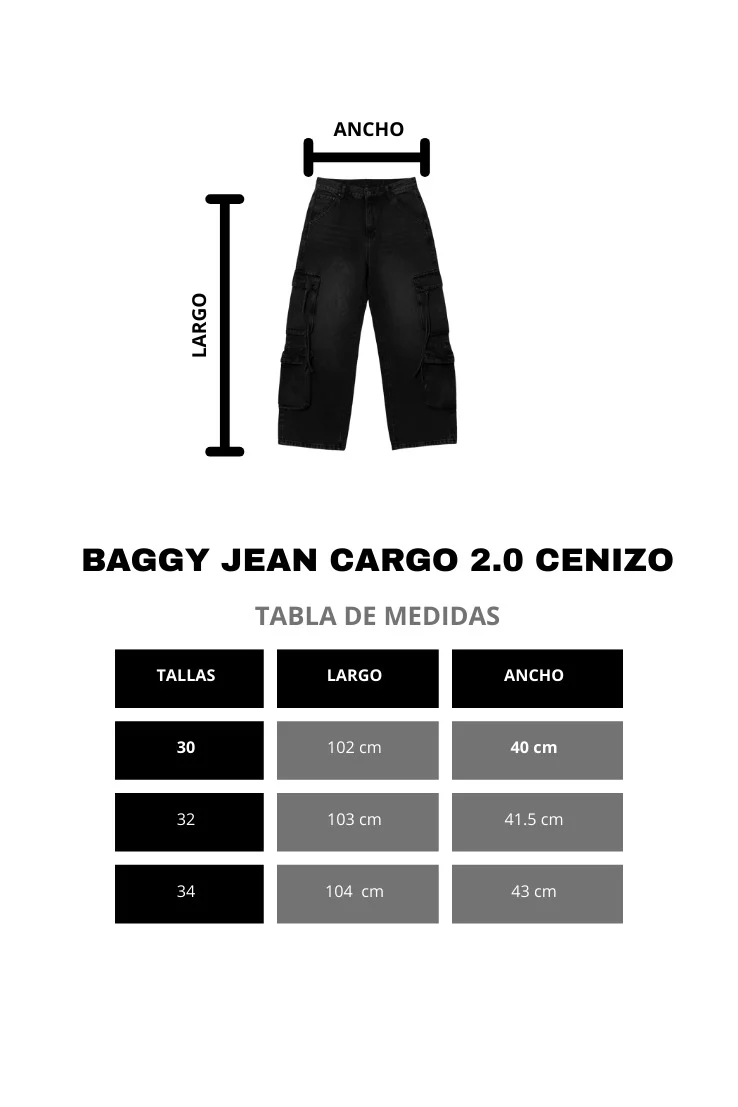 BAGGY JEAN CARGO 2.0 CENIZO - Image 7