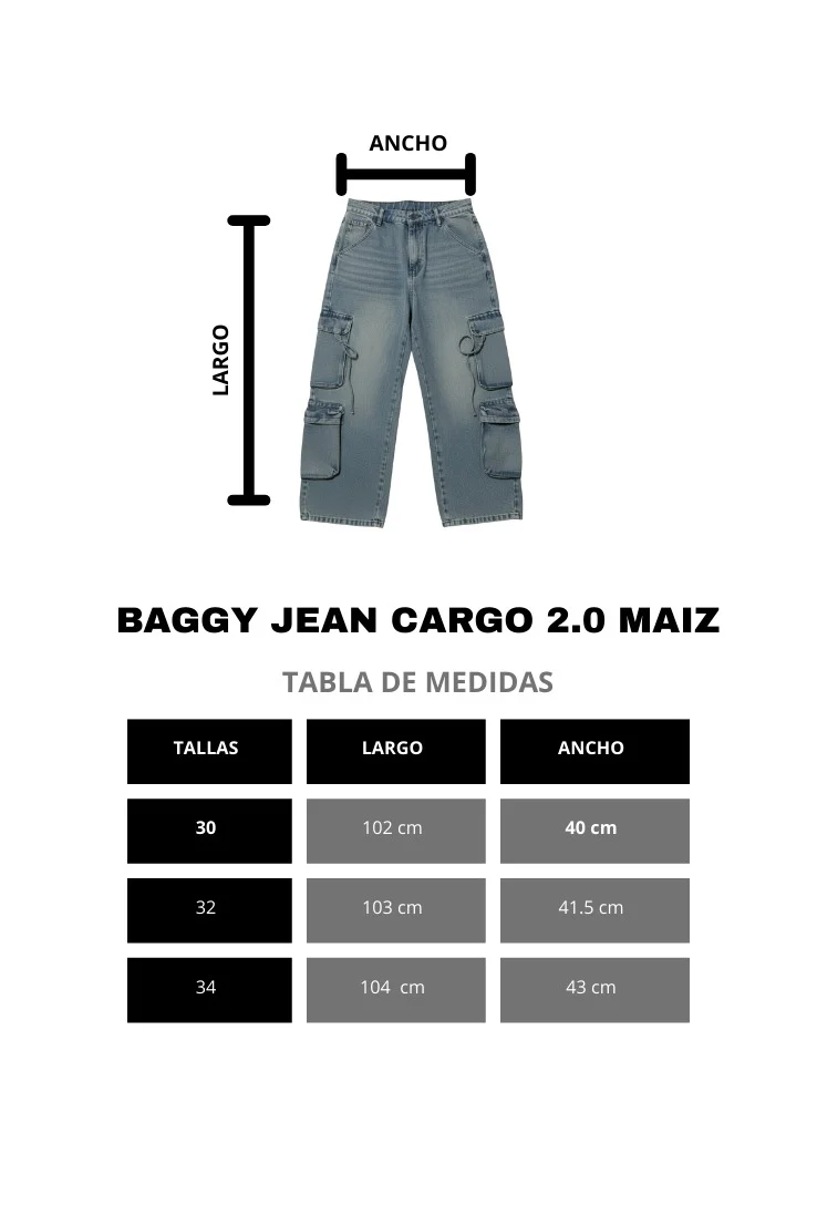 BAGGY JEAN CARGO 2.0 MAIZ - Image 7