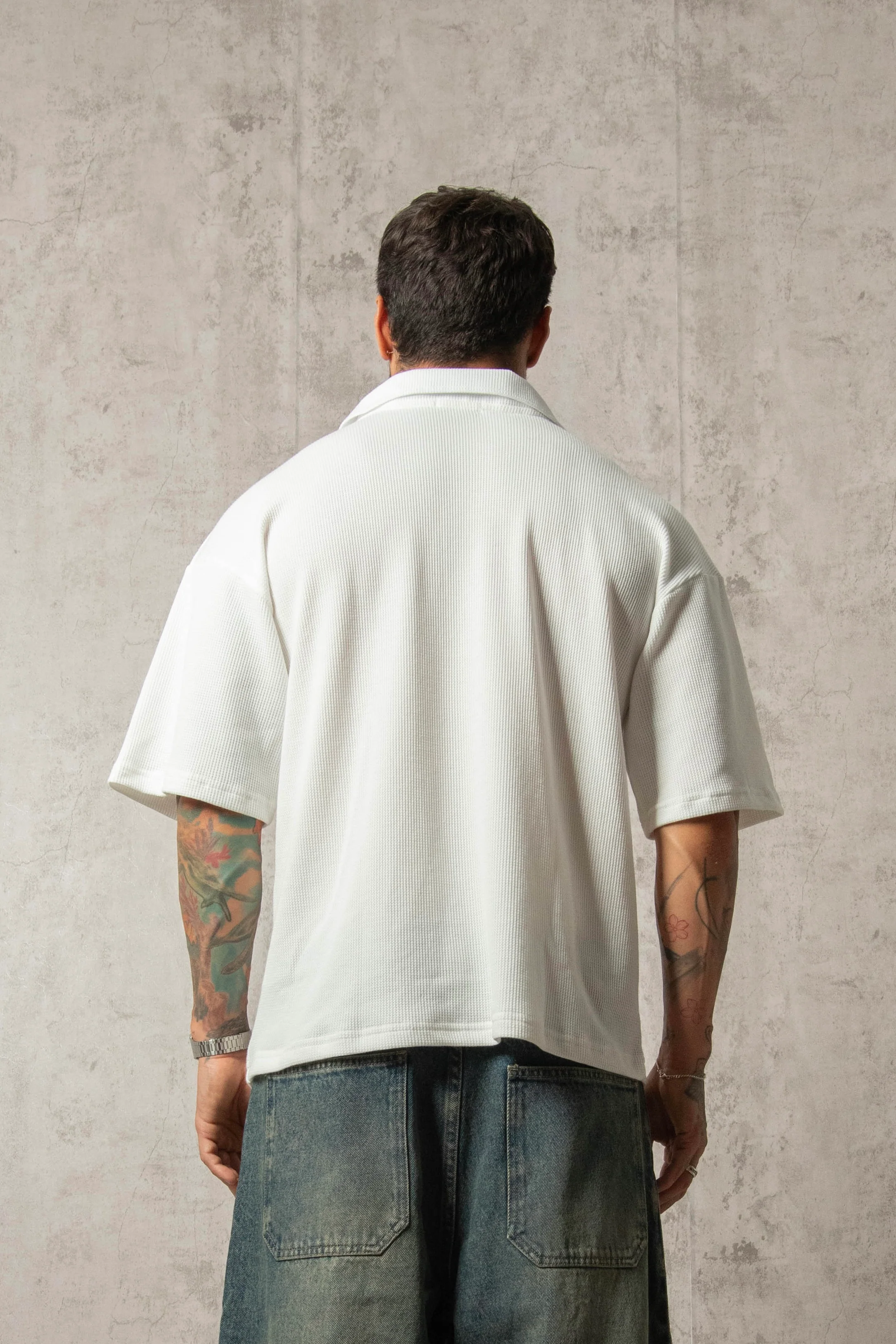 CAMISA WAFFLE HUESO - Image 5