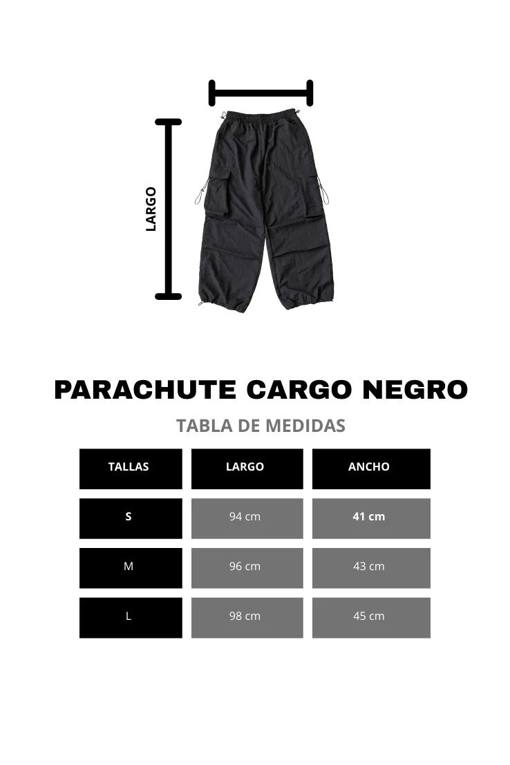PARACHUTE CARGO NEGRO - Image 6