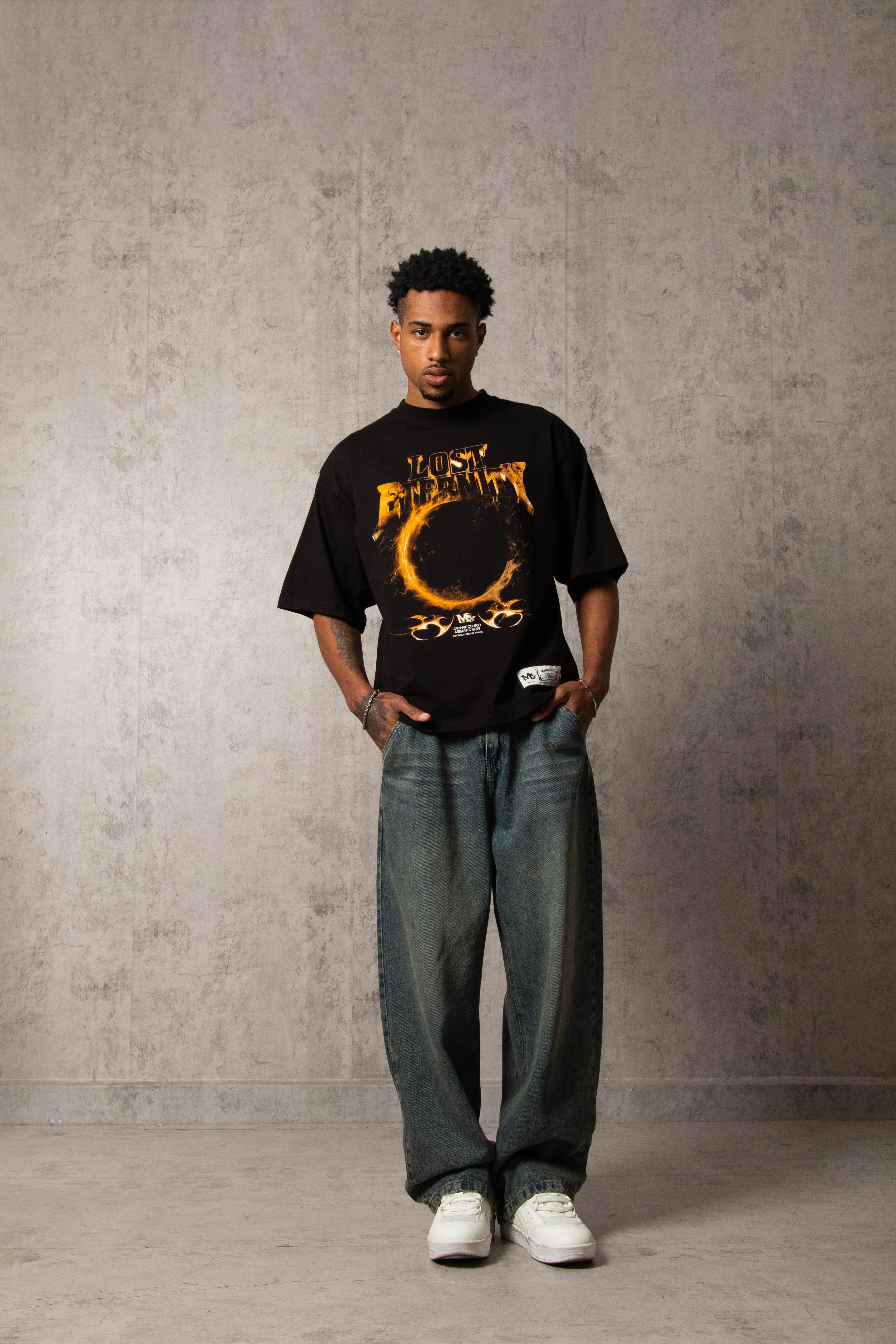 POLO MURCIÉLAGO LOST ETERNITY NEGRO - Image 3