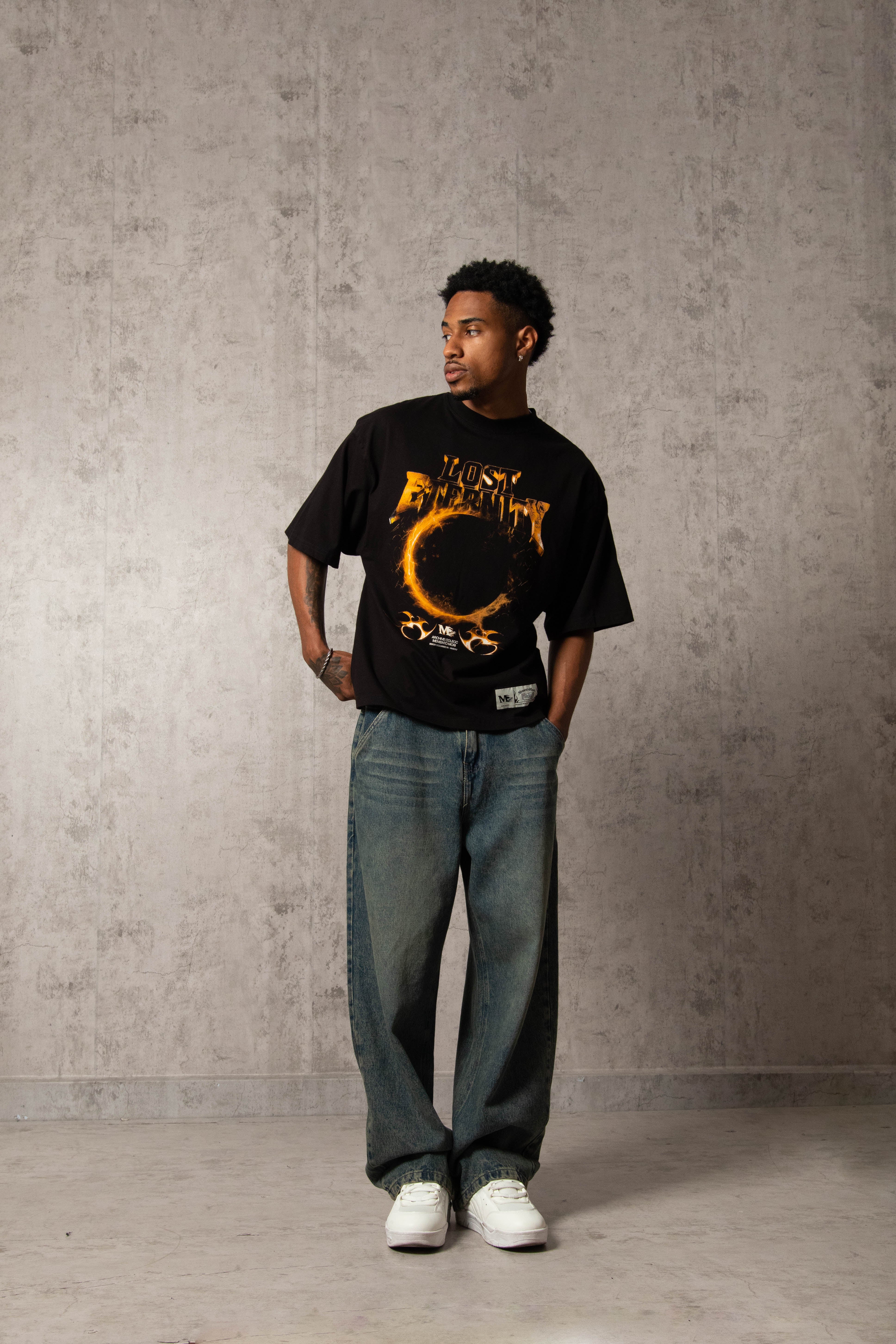 POLO MURCIÉLAGO LOST ETERNITY NEGRO - Image 4