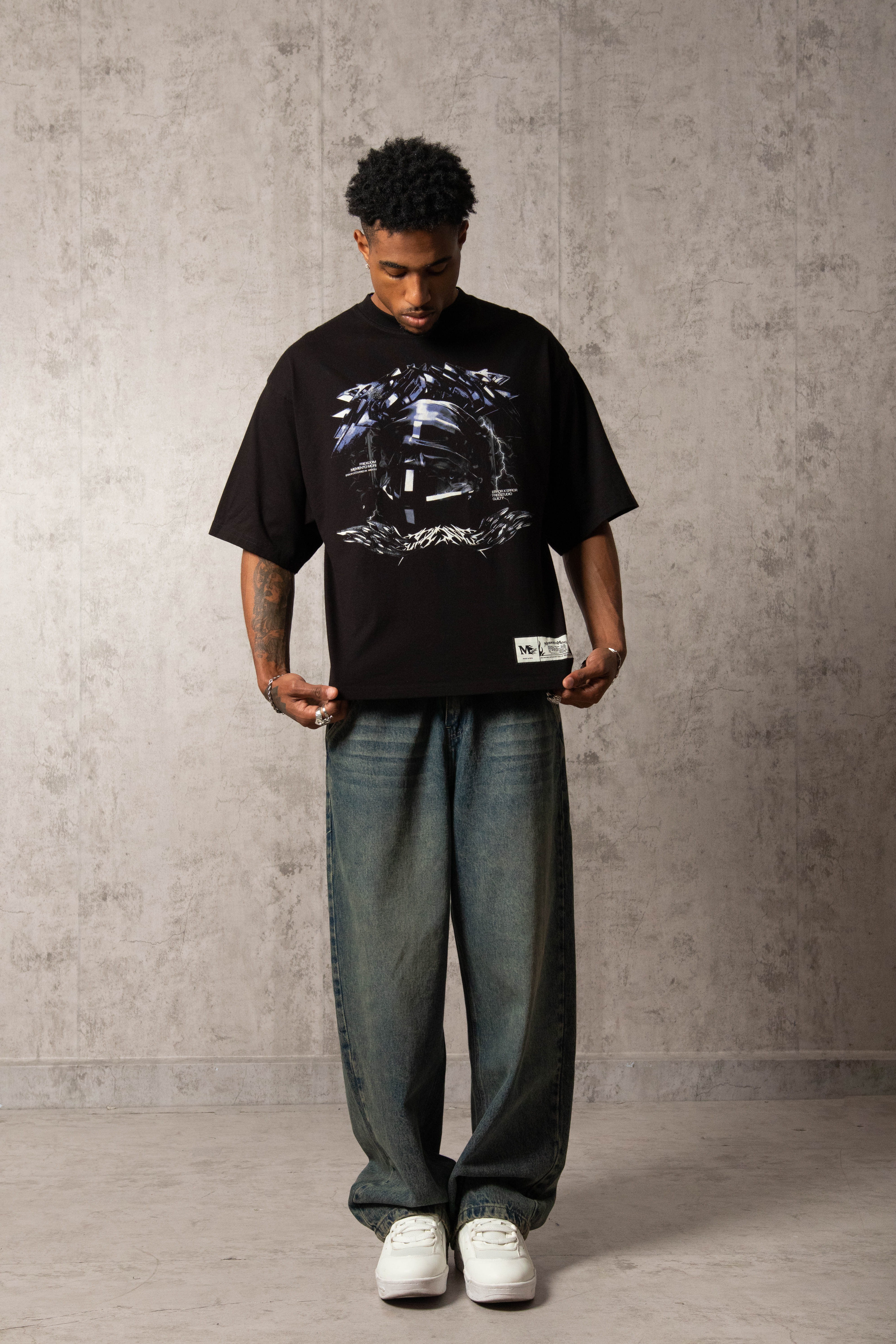 POLO MURCIÉLAGO SPINE SWORD NEGRO - Image 3