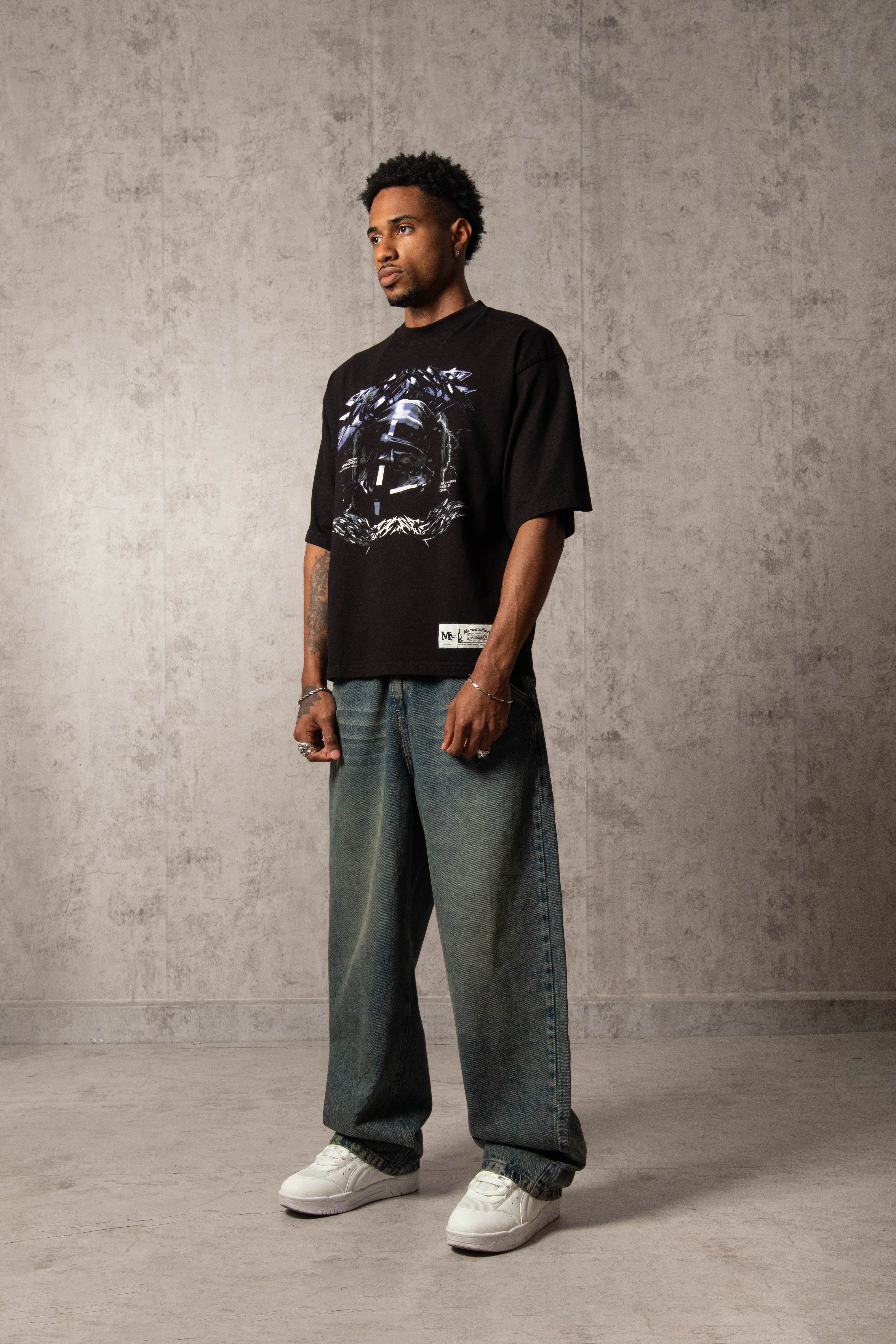 POLO MURCIÉLAGO SPINE SWORD NEGRO - Image 5