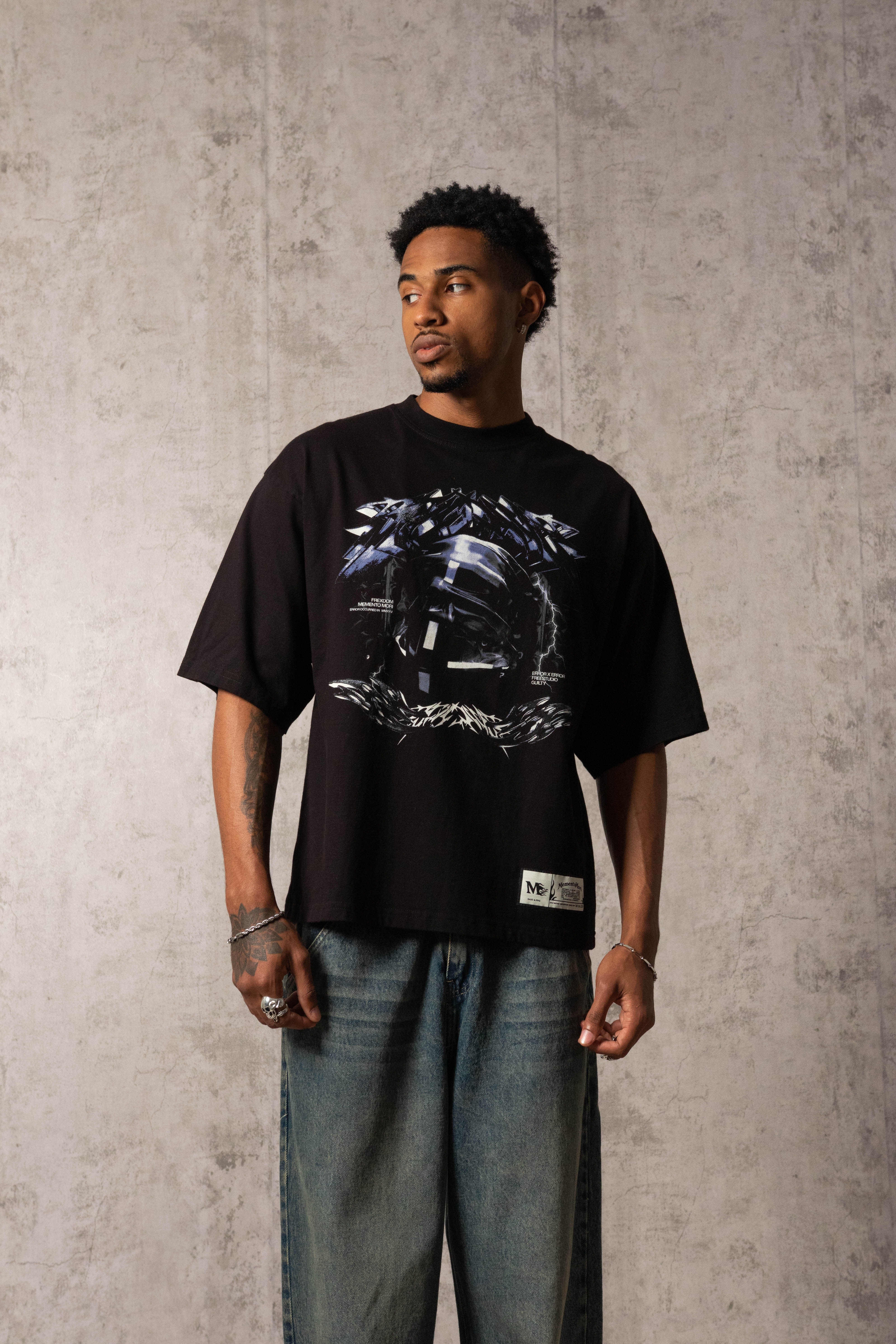 POLO MURCIÉLAGO SPINE SWORD NEGRO - Image 6