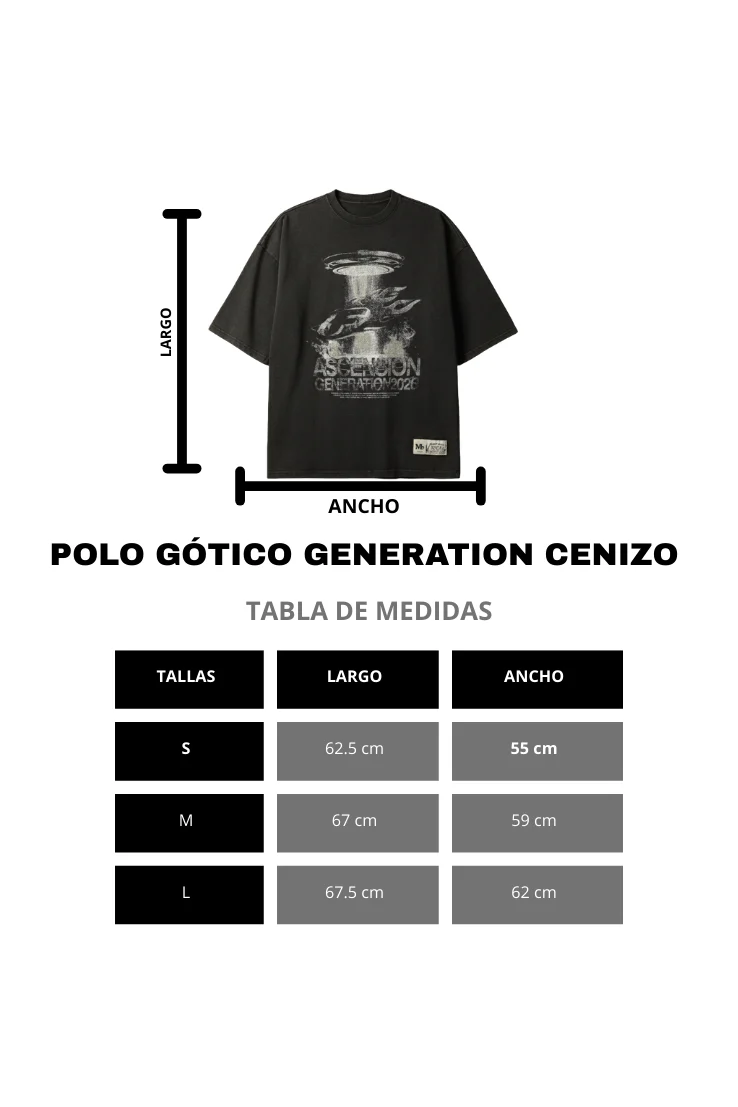 POLO GÓTICO GENERATION CENIZO - Image 5