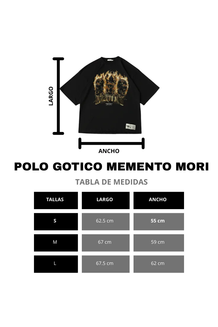 POLO GOTICO MEMENTO MORI - Image 7