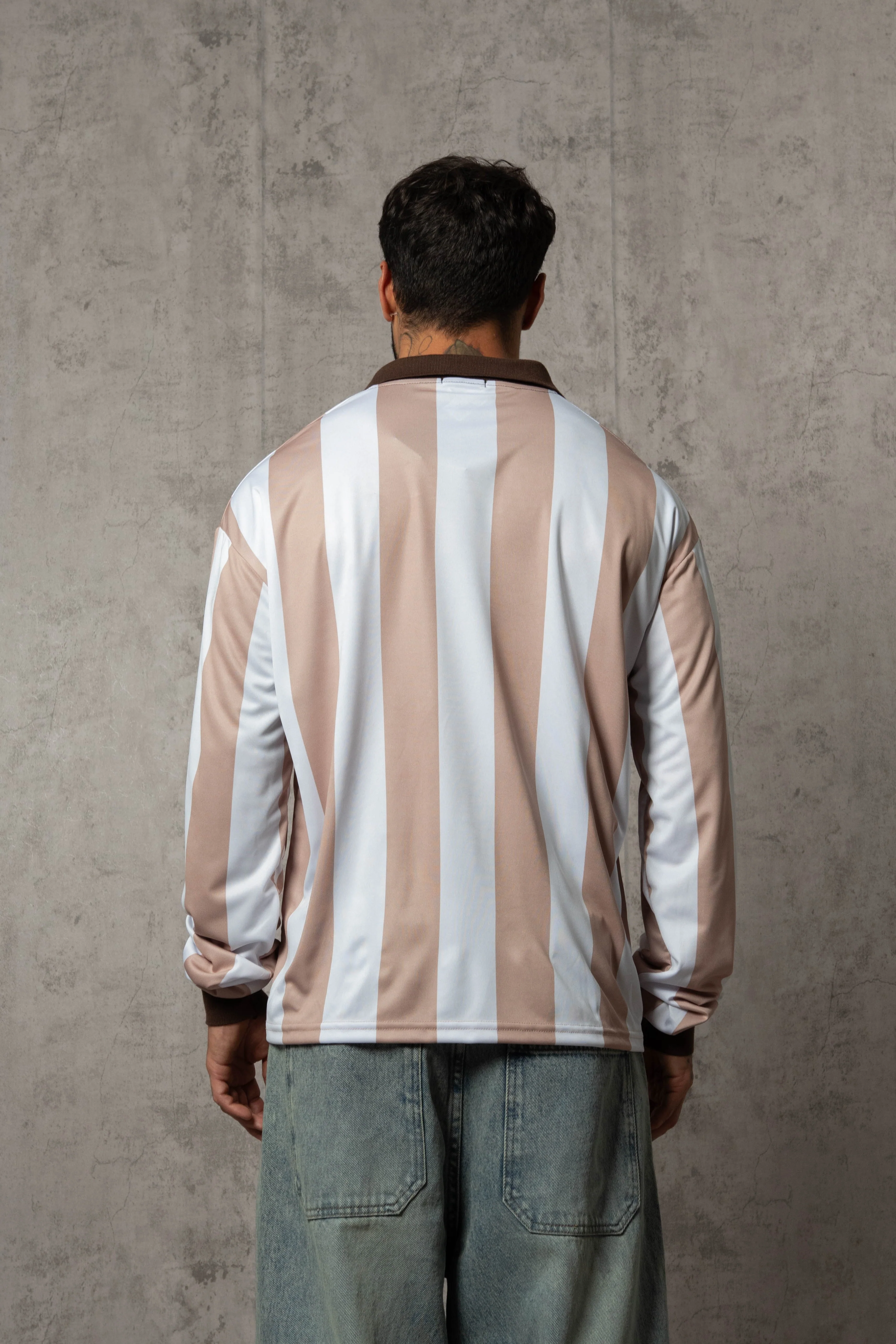 POLO MANGA LARGA OLD SCHOOL BEIGE - Image 4