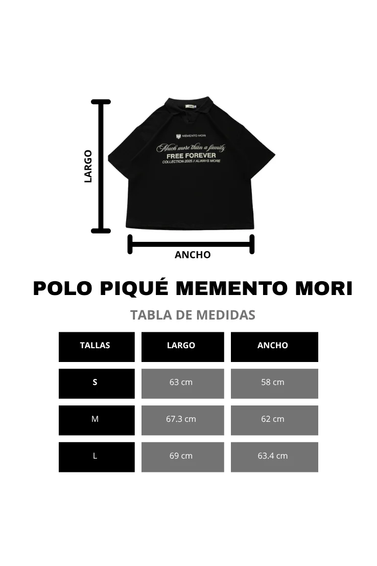 POLO PIQUÉ FREE FOREVER NEGRO - Image 5