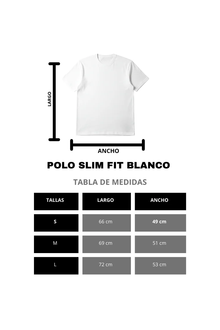 POLO SLIM FIT BLANCO - Image 5