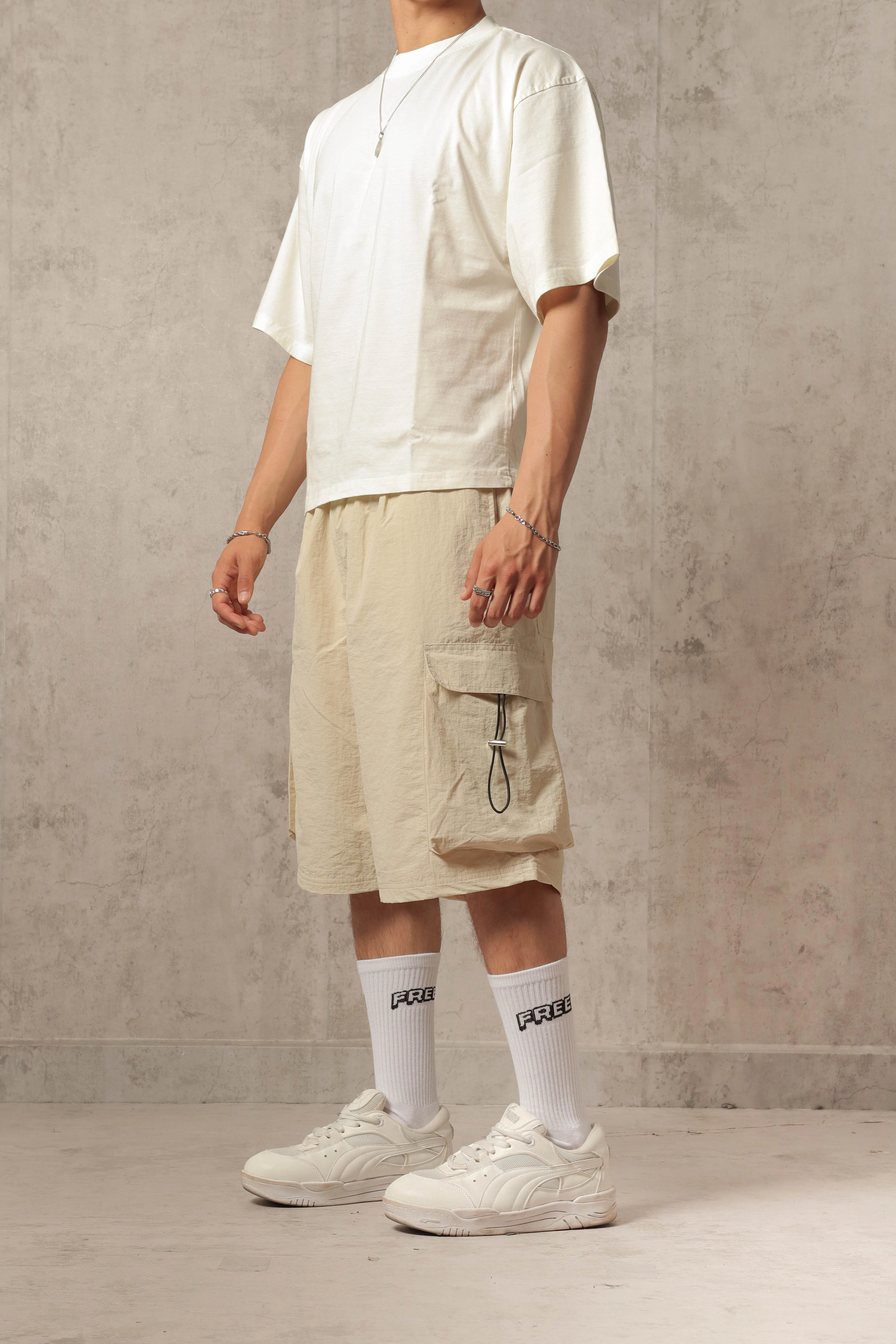 SHORT PARACHUTE CARGO HUESO - Image 3